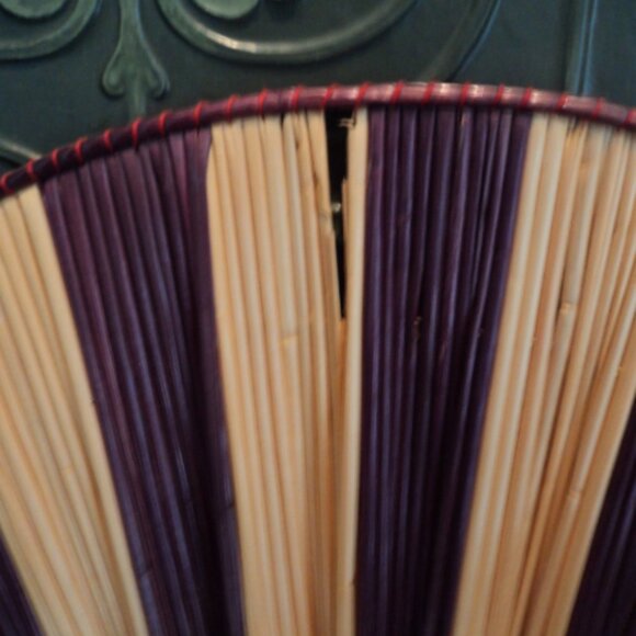 vintage wicker fan wall decor - Picture 2 of 2